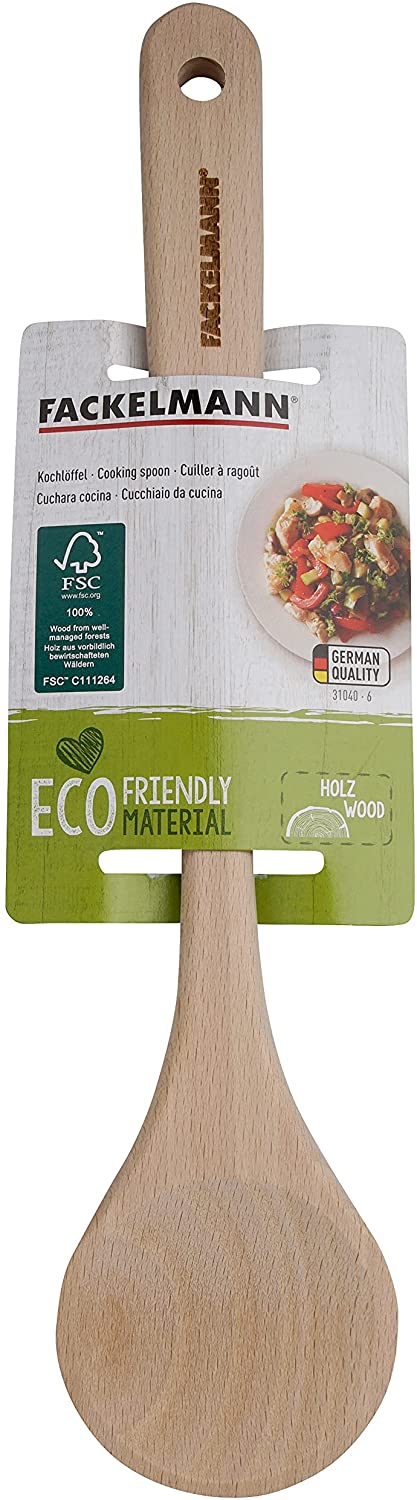 Fackelmann Spoon Nature Beech Wood
