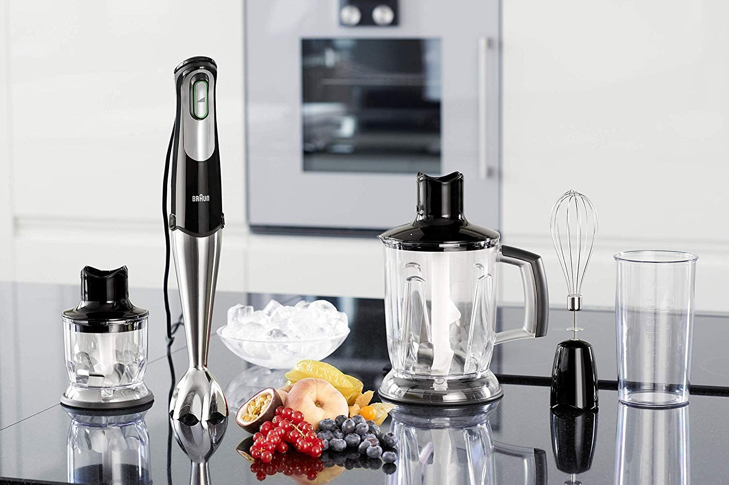 Braun MultiQuick 7 Hand Blender with Chopper & Whisk, 220V, 1000W