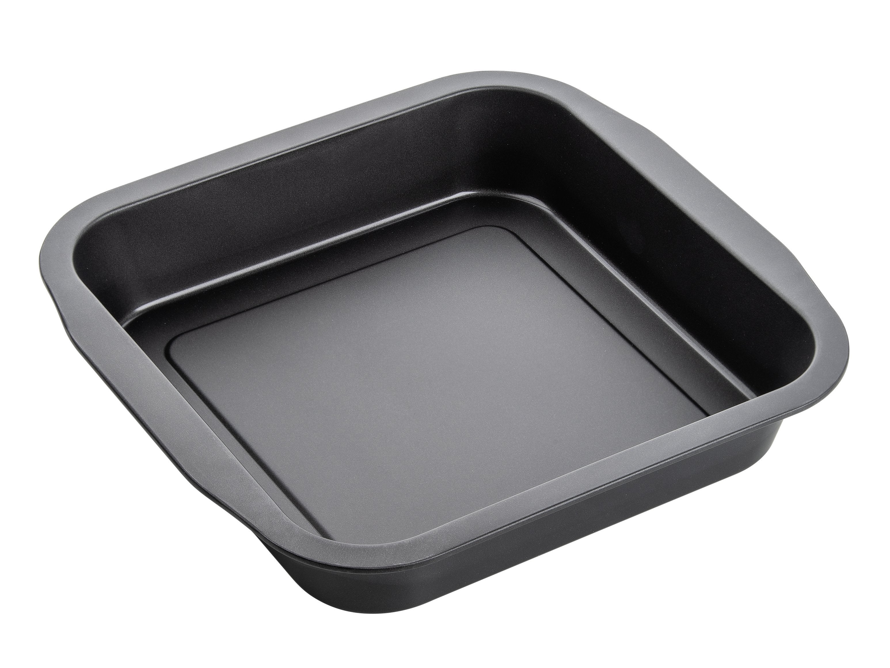 Zenker "Black Metallic" Brownie Baking Tin, Black, 27X26X5 Cm - Whole and All