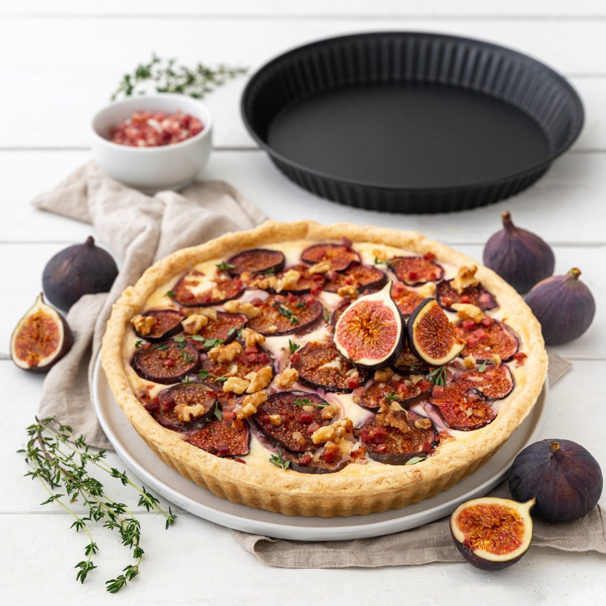 Zenker "Special - Countries" Quiche dish, steel with anti-adhesive coating