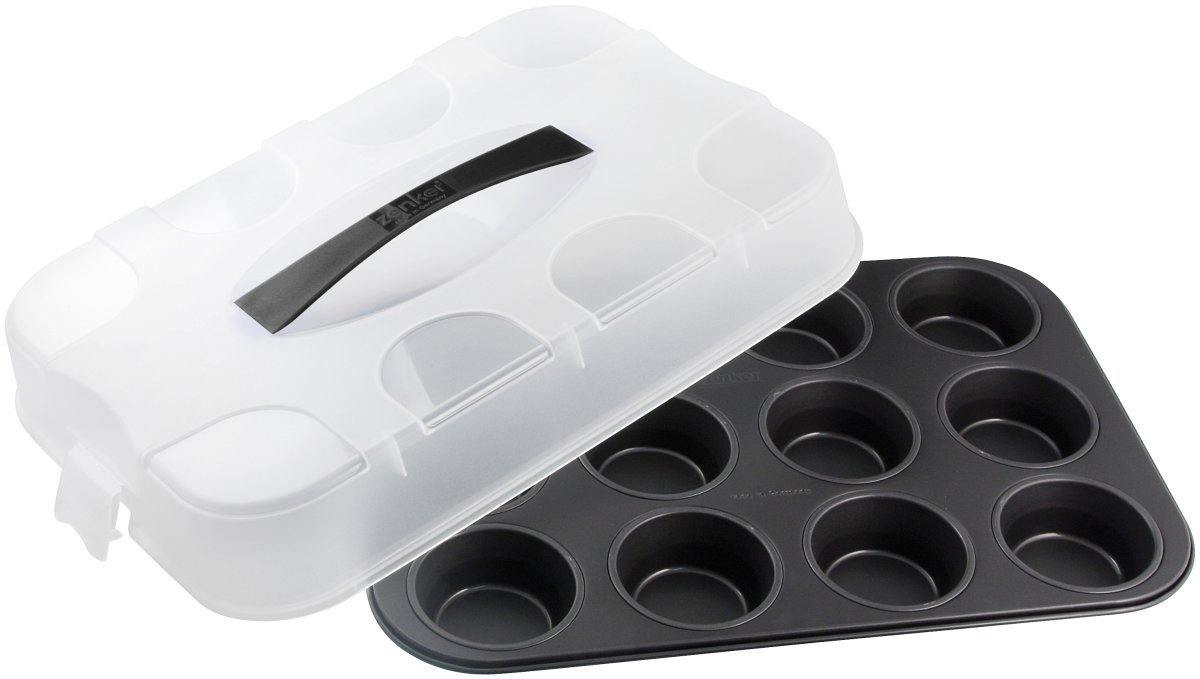 Zenker "Special To Go" Muffin Mould With Cover, 38X26 cm - Whole and All