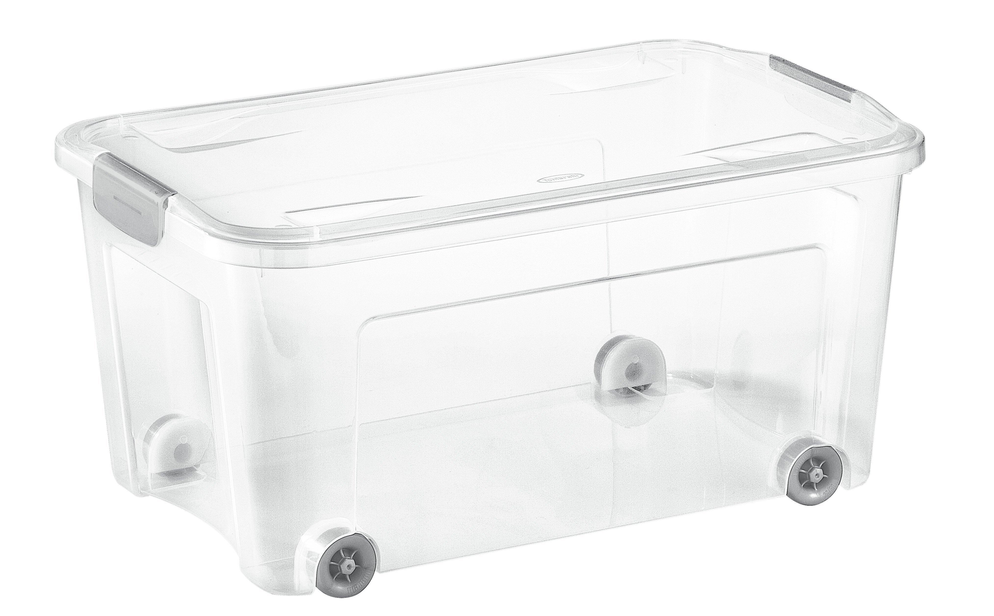 Tontarelli, 43 Ltr. Combi Box + Cover, Wheels And Clips - Whole and All