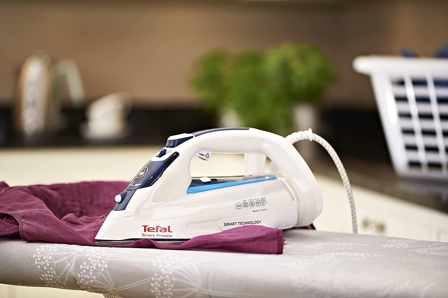 Tefal Steam Iron Smart Protect 2600w,180g, 40 - Whole and All