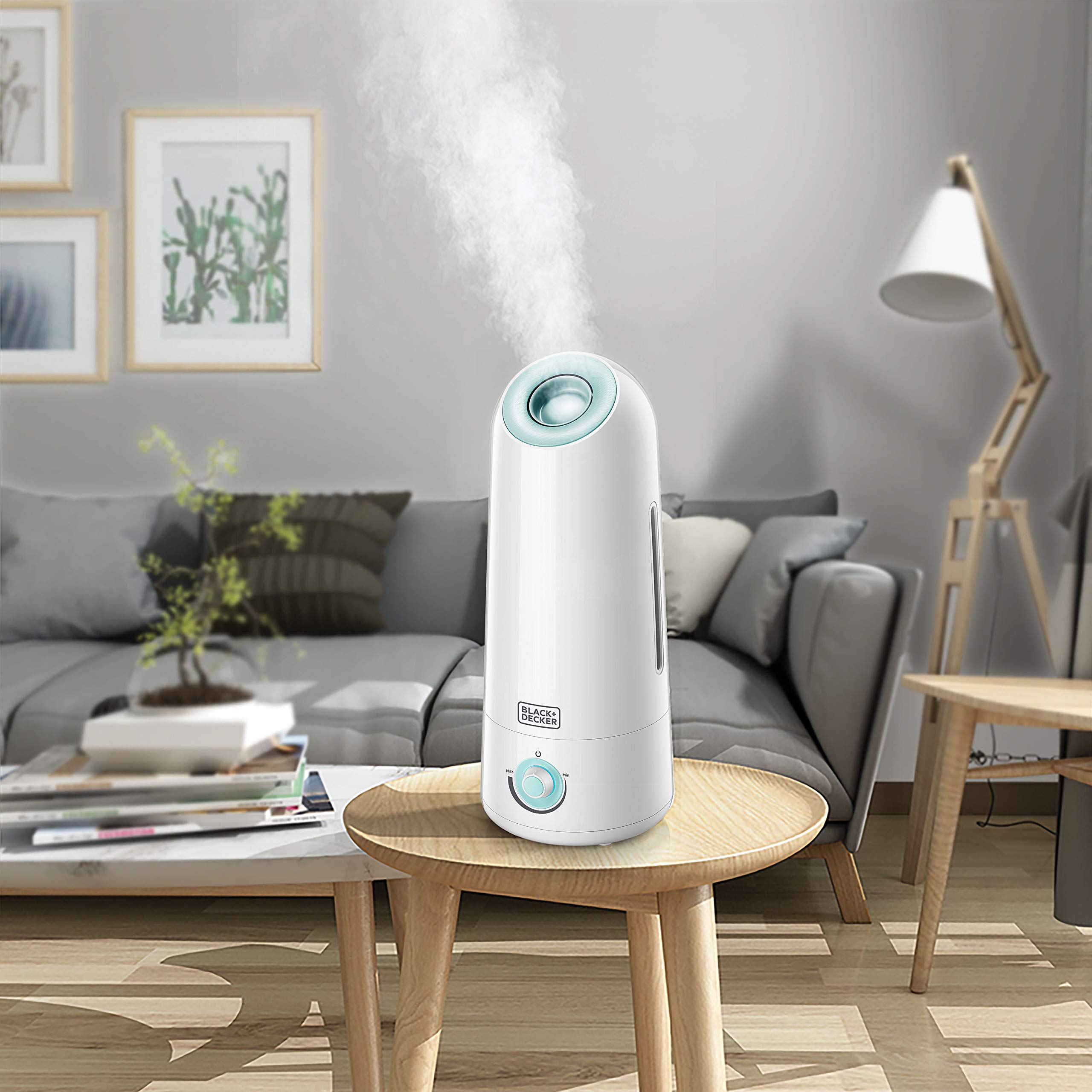 Black+Decker Humidifier, 5L (White/Mint Green)