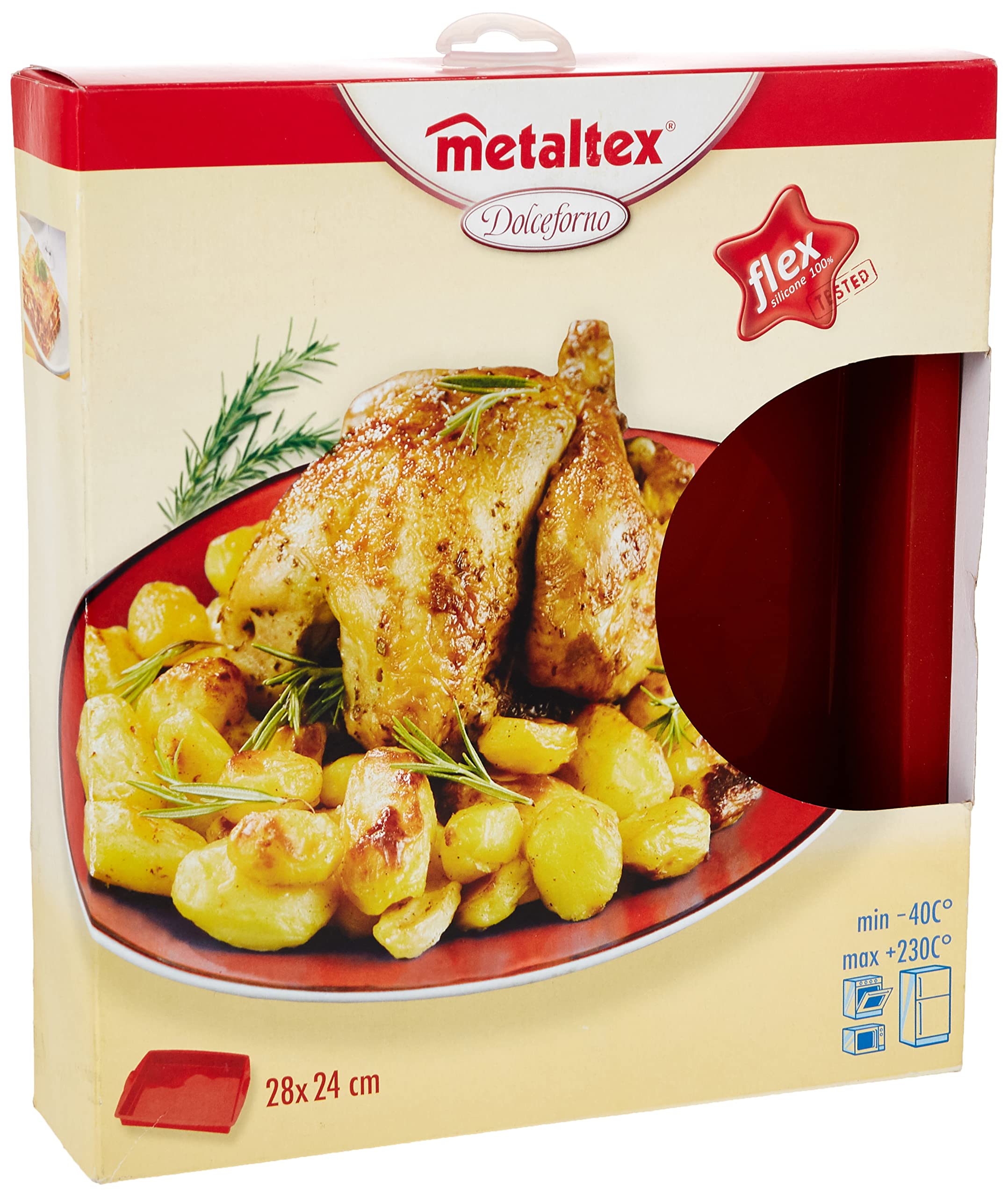 Metaltex Roasting Tray, 28X24 Cm