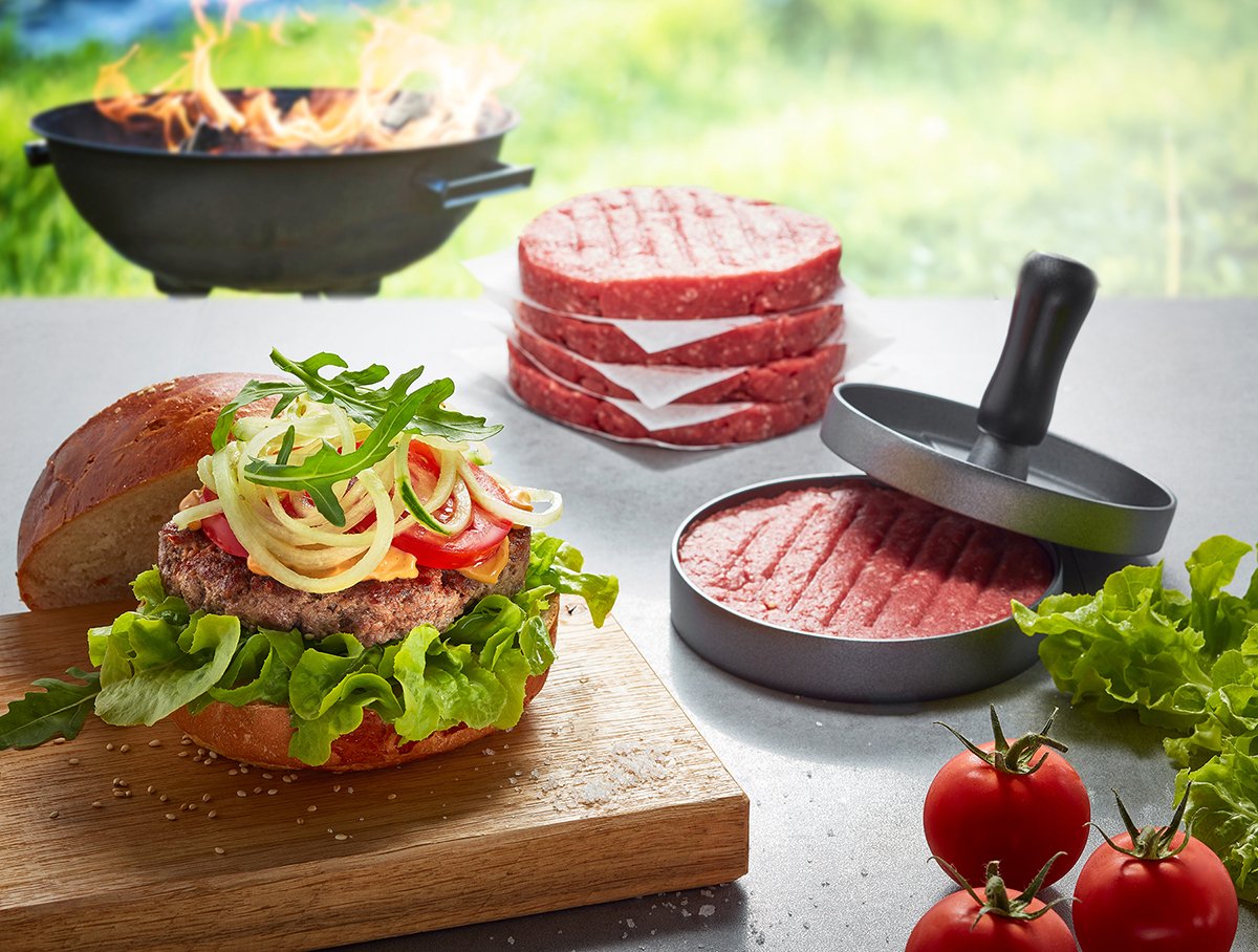GEFU Hamburger Press BBQ - Whole and All