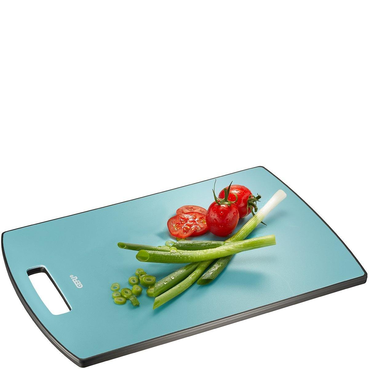 GEFU Cutting Board Levoro, Azure Blue - Whole and All