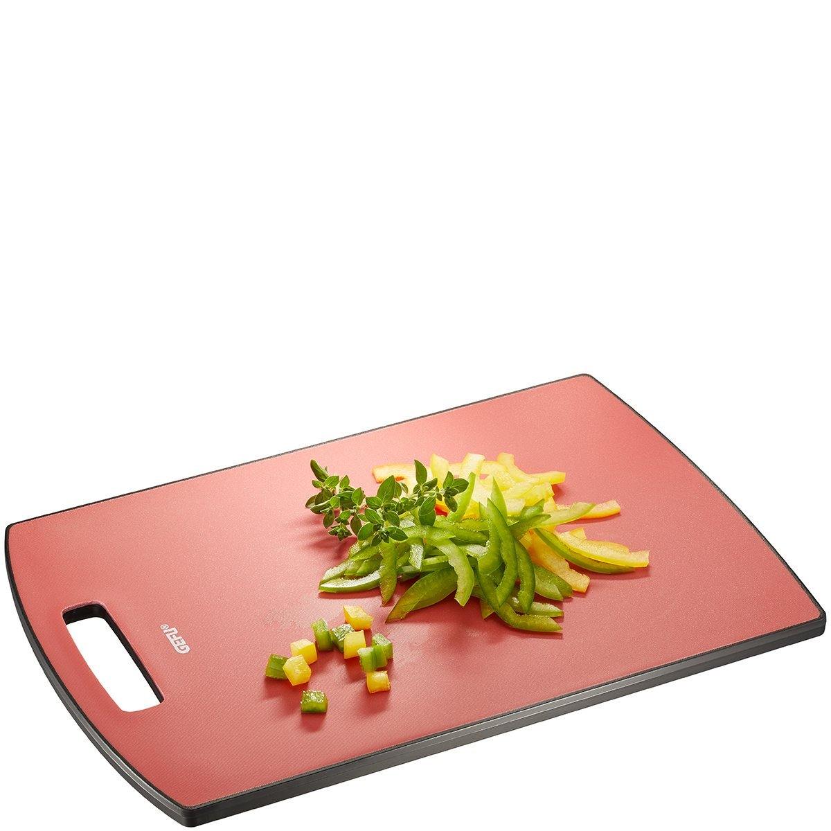 GEFU Cutting Board Levoro, Raspberry Red - Whole and All