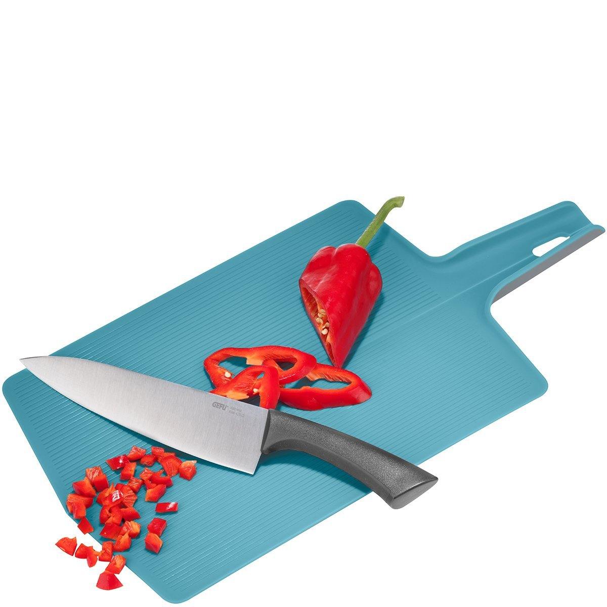 GEFU Folding Chopping Board Lavos, Azure Blue - Whole and All
