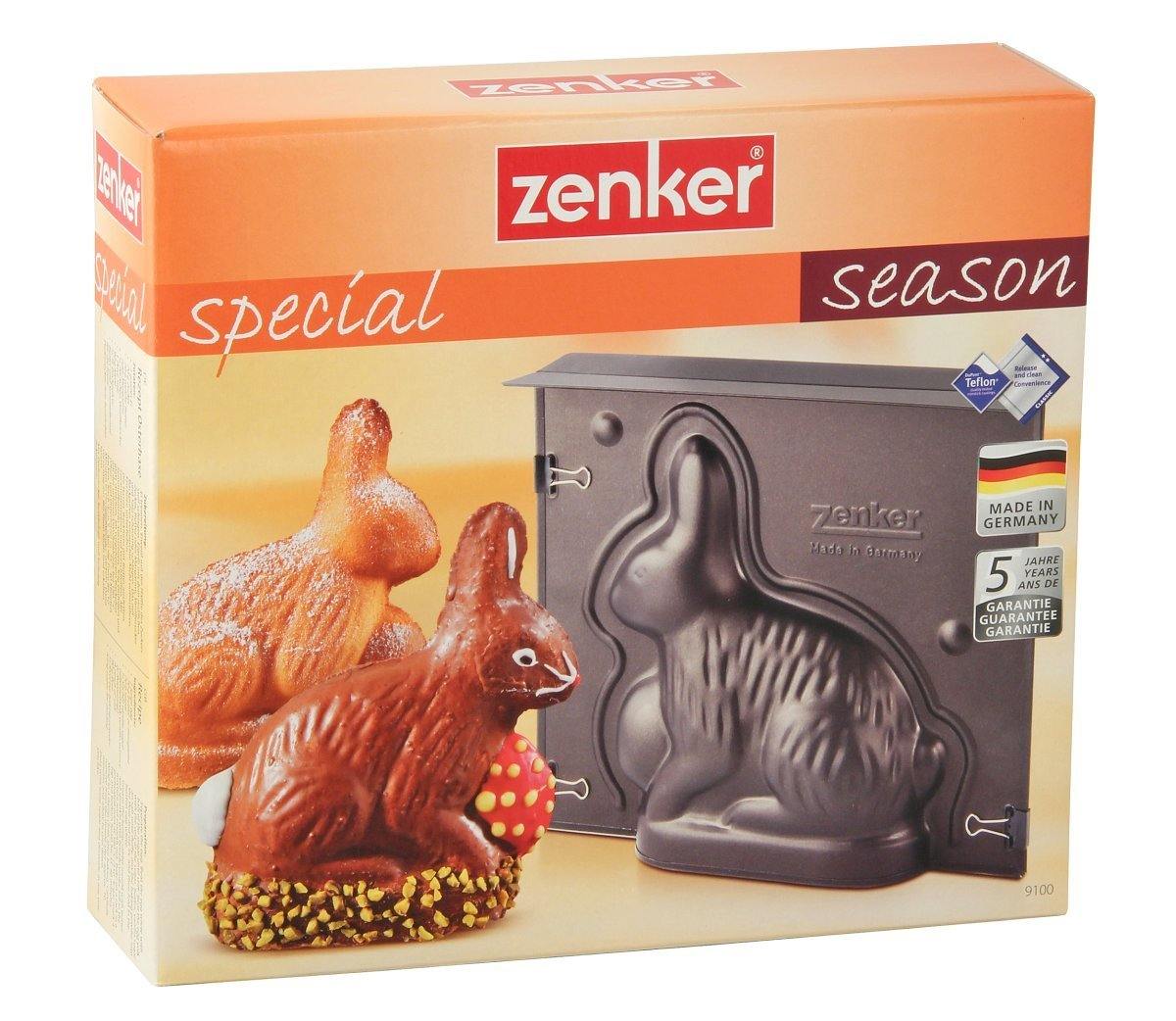 Zenker "Special Season" Hare-Baking Tin, Black, 19X21.5X6 cm - Whole and All