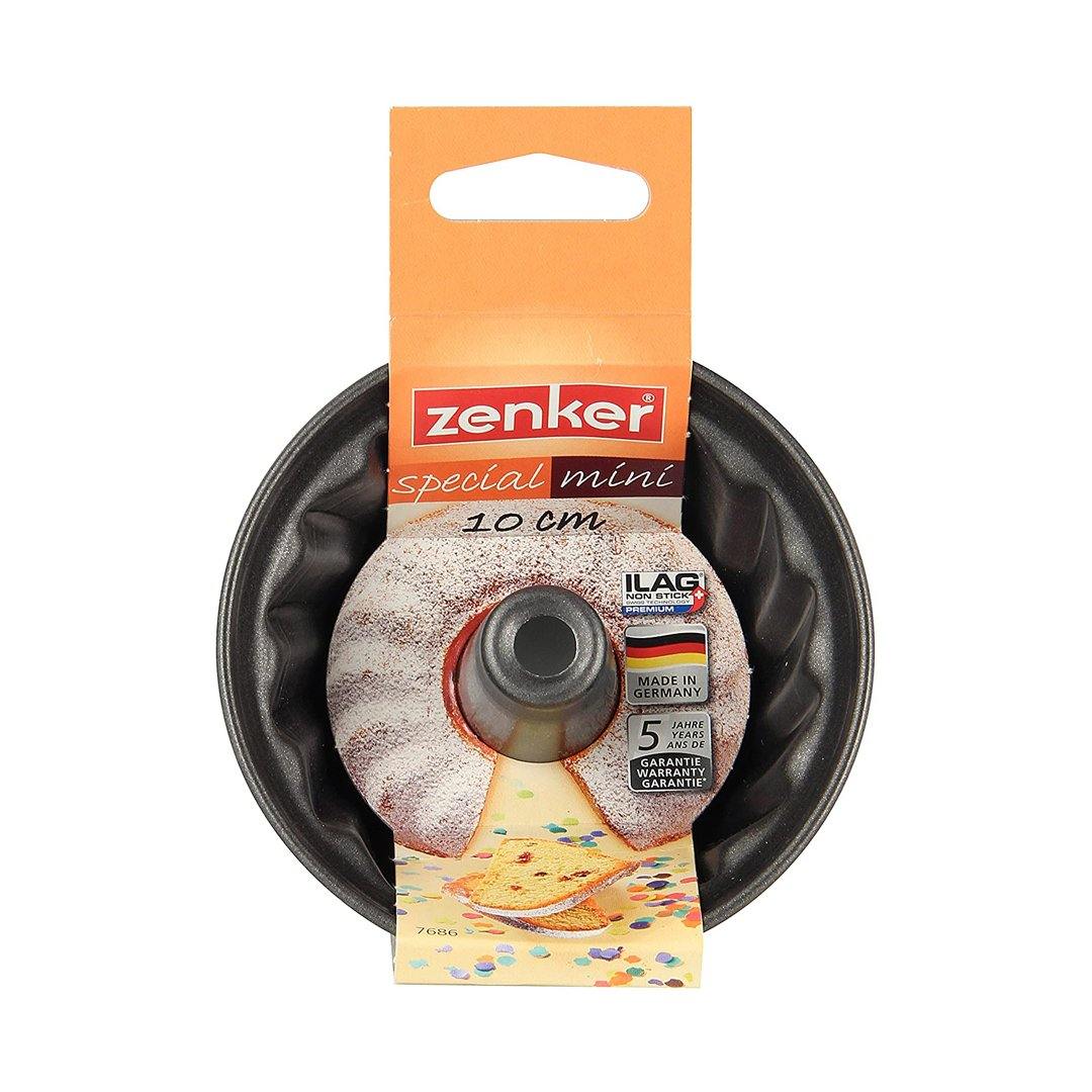 Zenker "Special Mini" Ring-cake-tin, Black, 10.5X5 cm - Whole and All