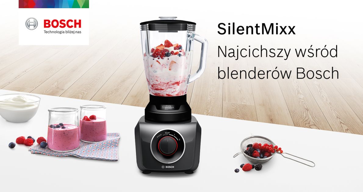 Bosch Silent Blender Silentmixx, 700W (Black)