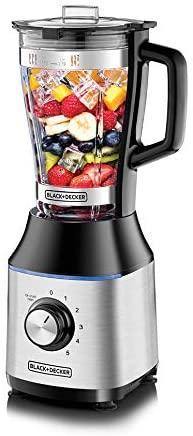 Black+Decker 700W Glass Jar Blender - Whole and All