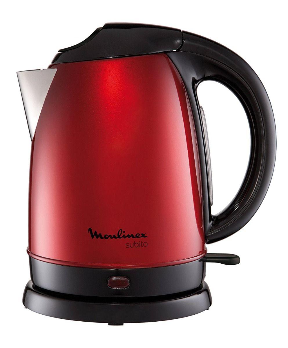 Moulinex Subito Kettle, 1.7l, 2400w (Red Metallic/Black) - Whole and All