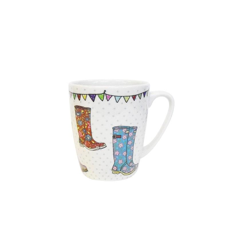Churchill Caravan Oak Mug Wellies, 400 ml - Whole and All