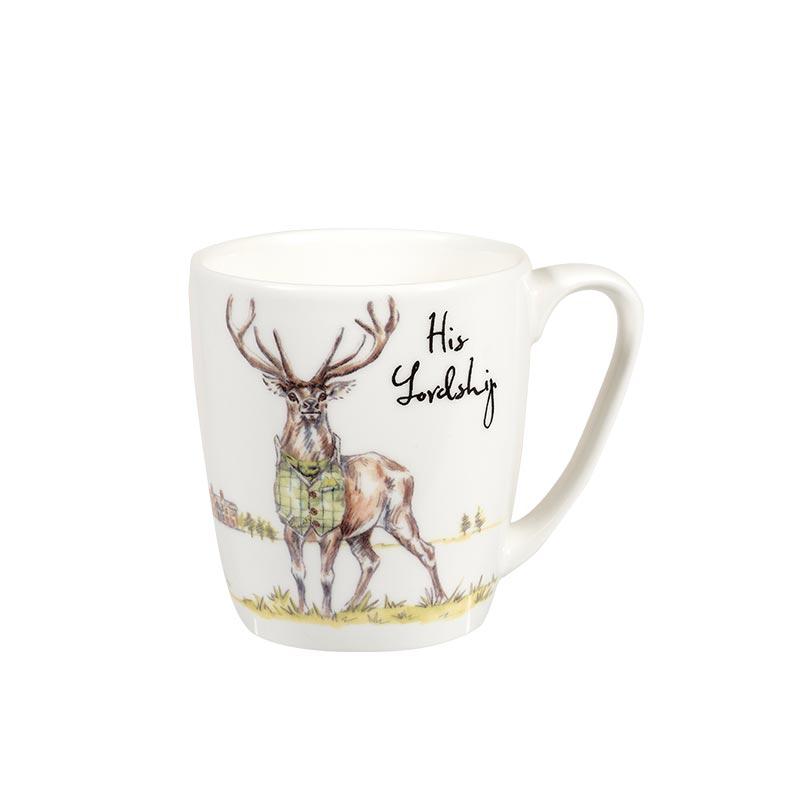 Churchill Country Pursuits Acorn Mug His Lordship, 300 ml - Whole and All