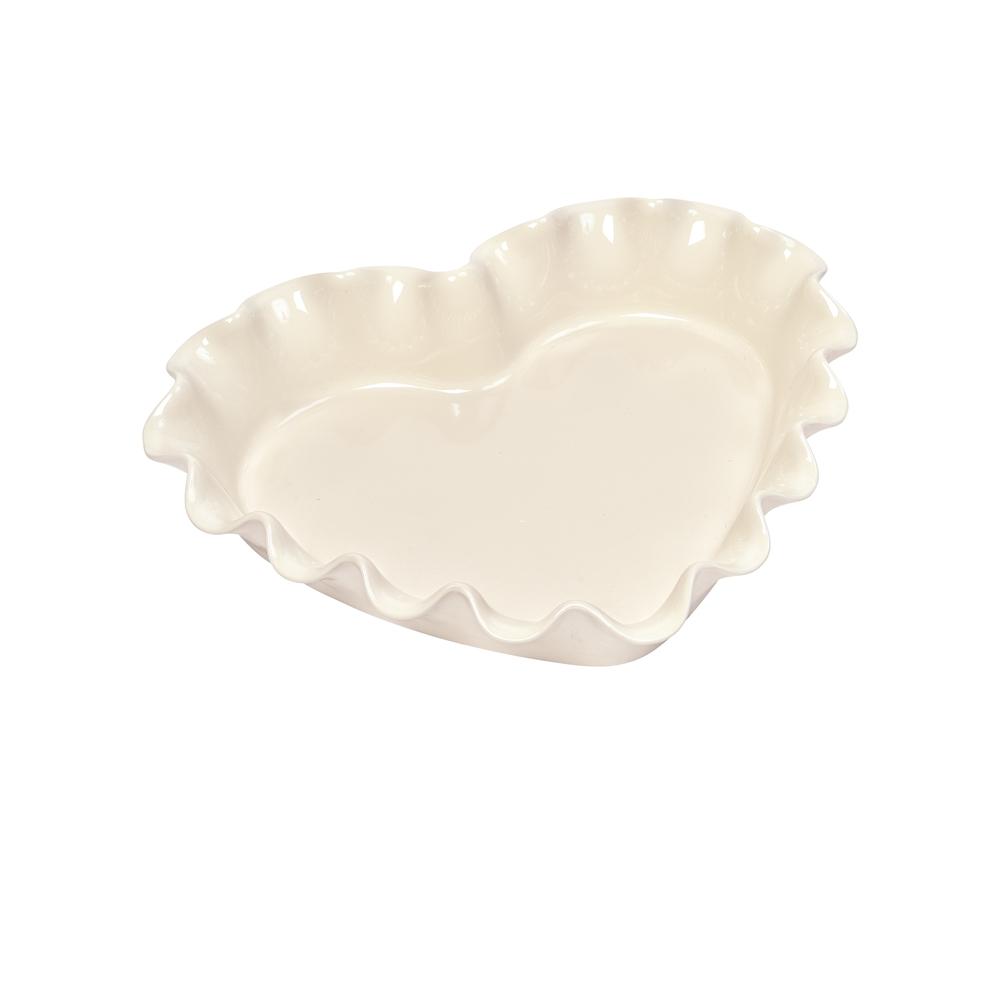 Emile Henry Ruffled Heart Dish - Whole and All