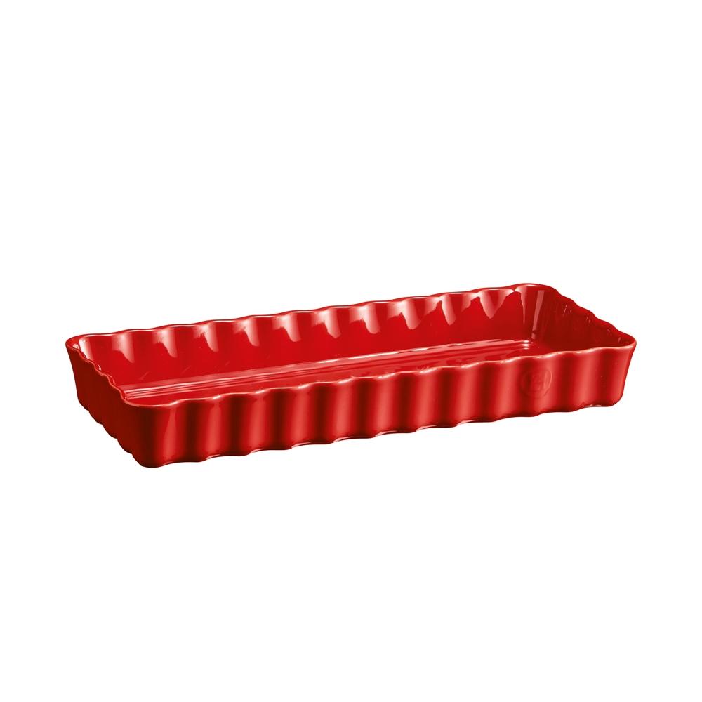 Emile Henry Slim Rectangular Tart Dish - Whole and All