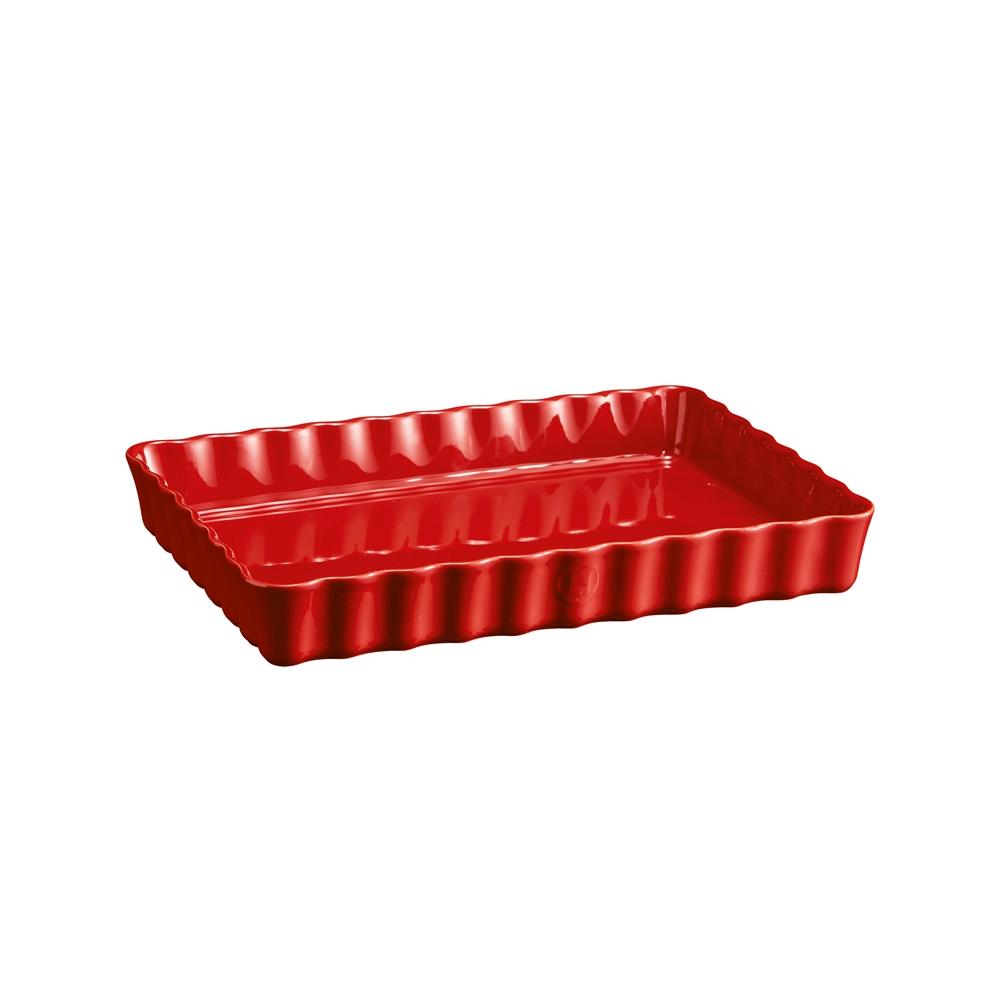 Emile Henry Deep Rectangular Tart Dish - Whole and All