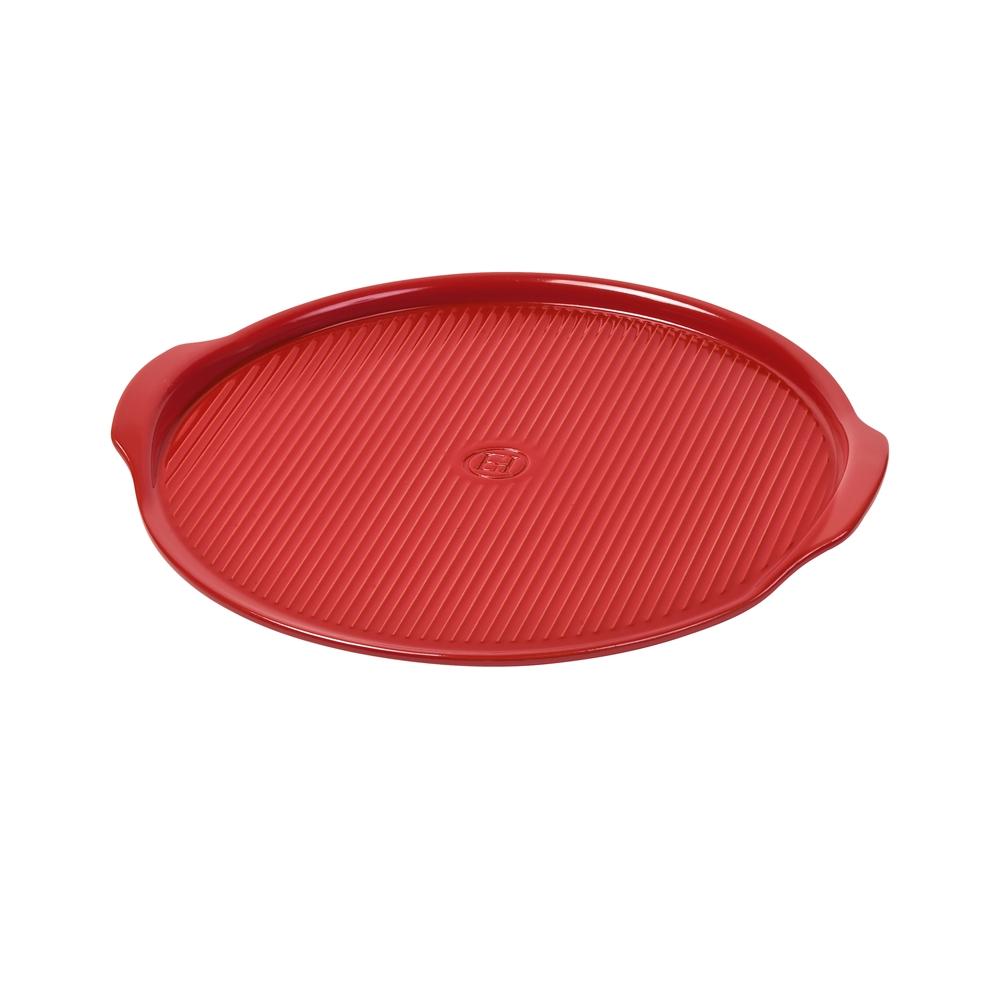 Emile Henry Medium Ridged Pizza Stone - Whole and All