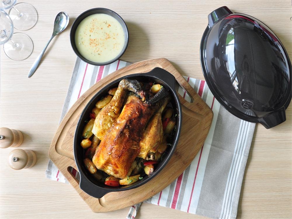 Emile Henry Chicken Roaster - Whole and All