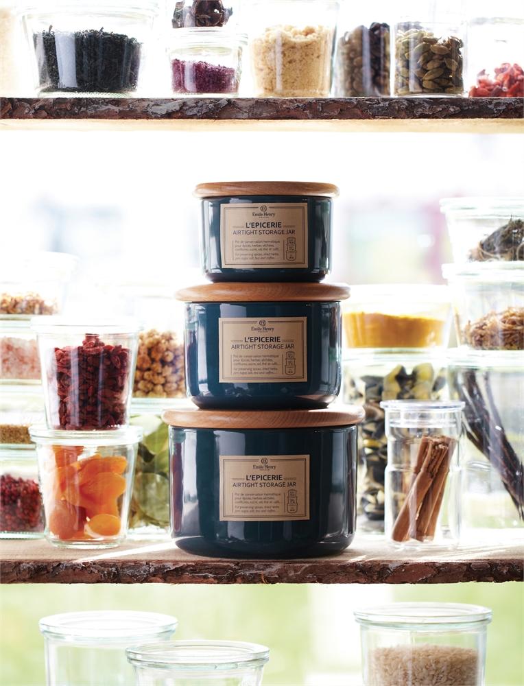 Emile Henry Storage Jar ,3L 11Oz - Whole and All