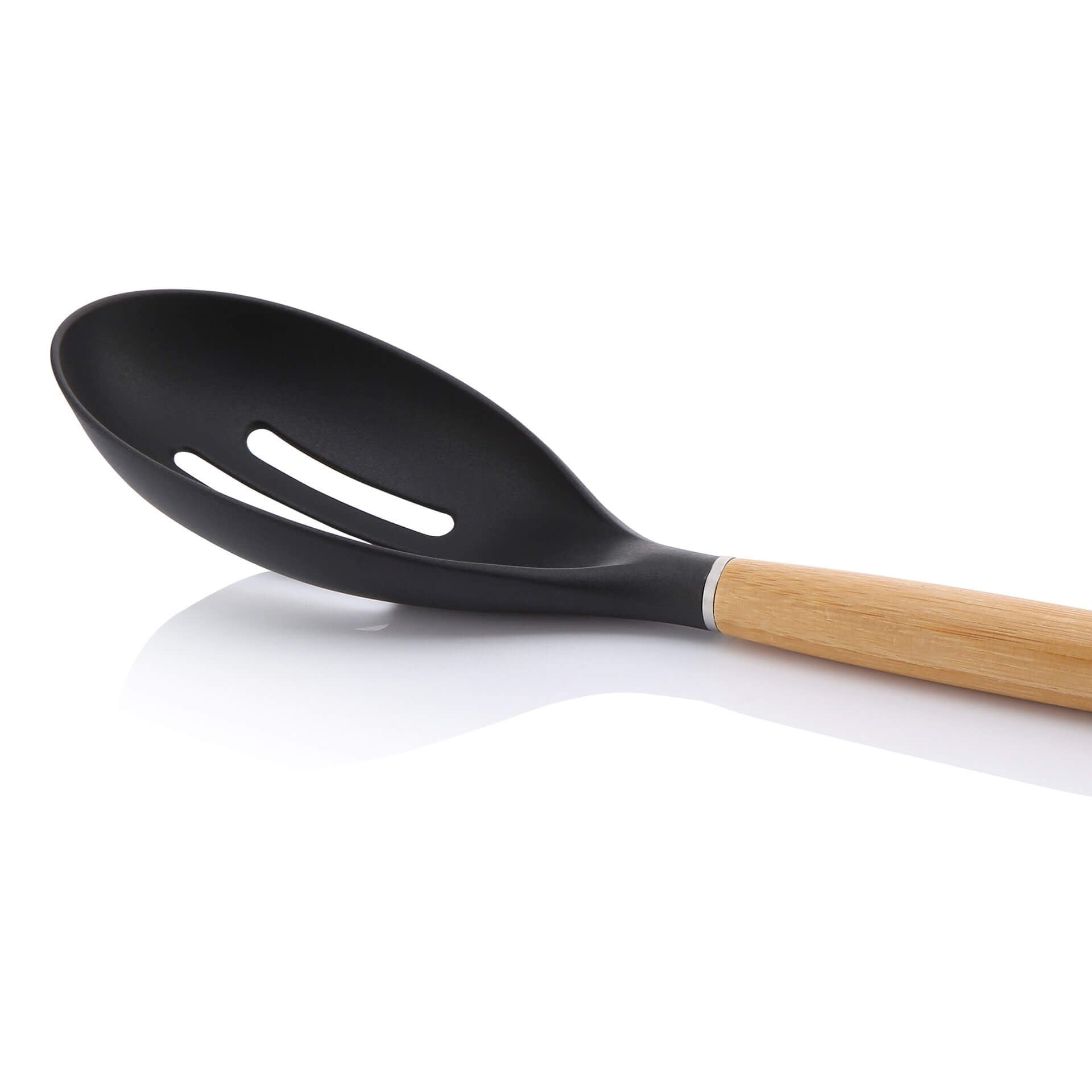 Stanley Rogers Slotted Spoon, Bamboo