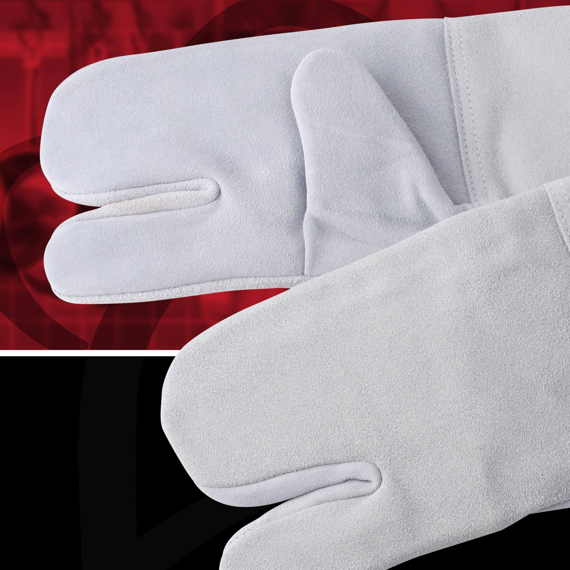 FMprofessional Oven Gloves, Leather, One Size