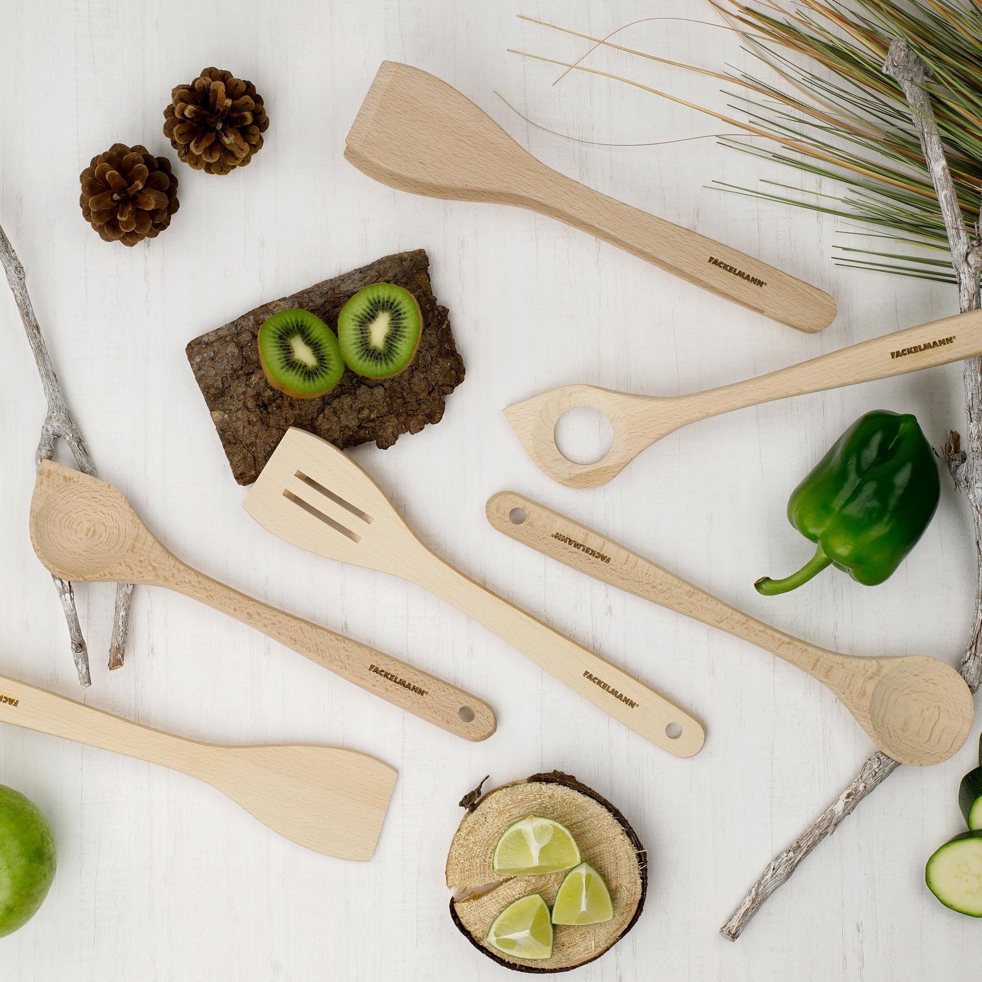 Fackelmann Spoon Nature Beech Wood