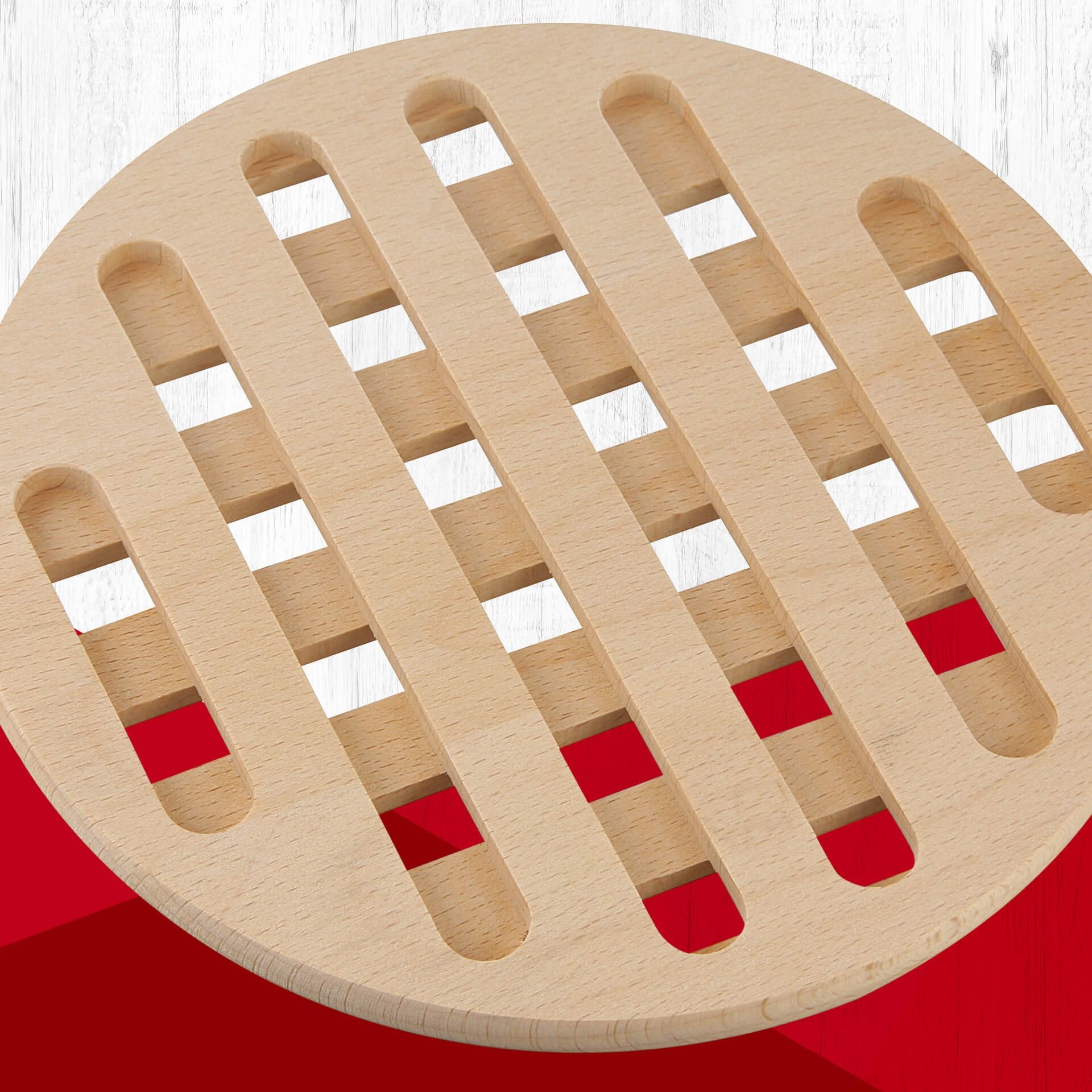 Fackelmann Coaster Nature Beech Wood