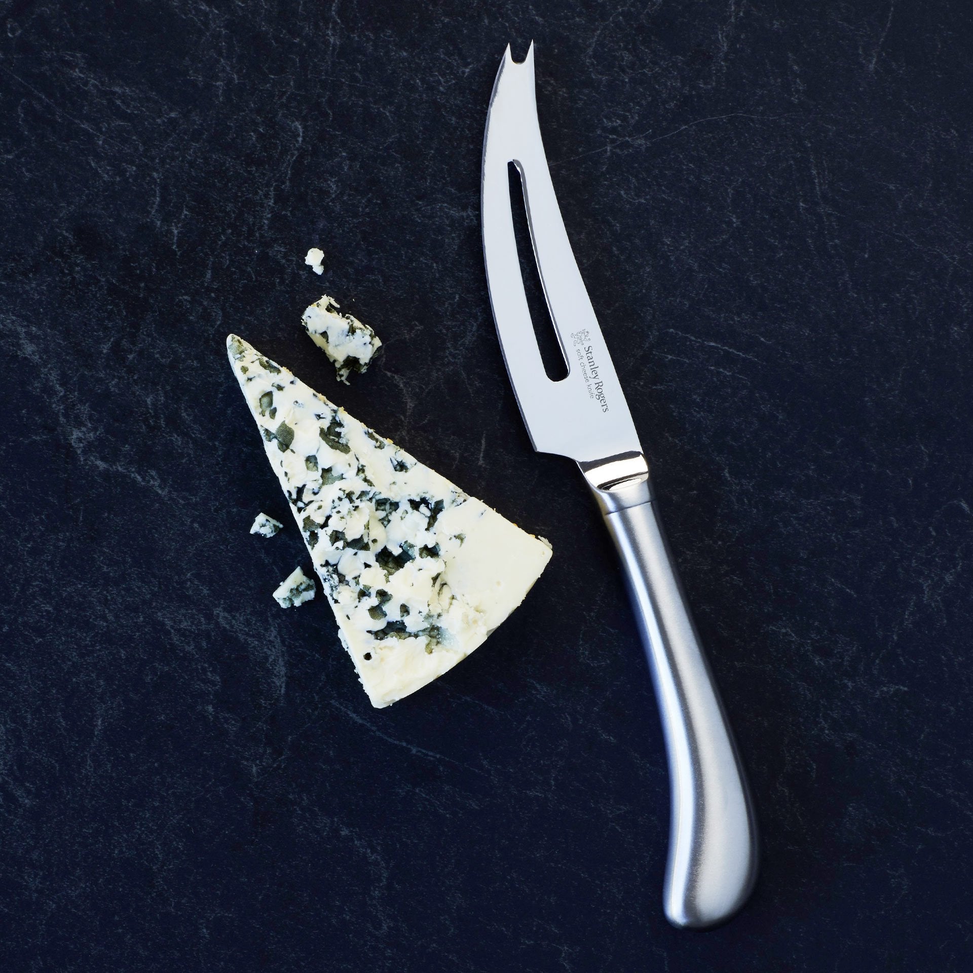 Stanley Rogers Slotted Soft Cheese Knife, Stainless Steel