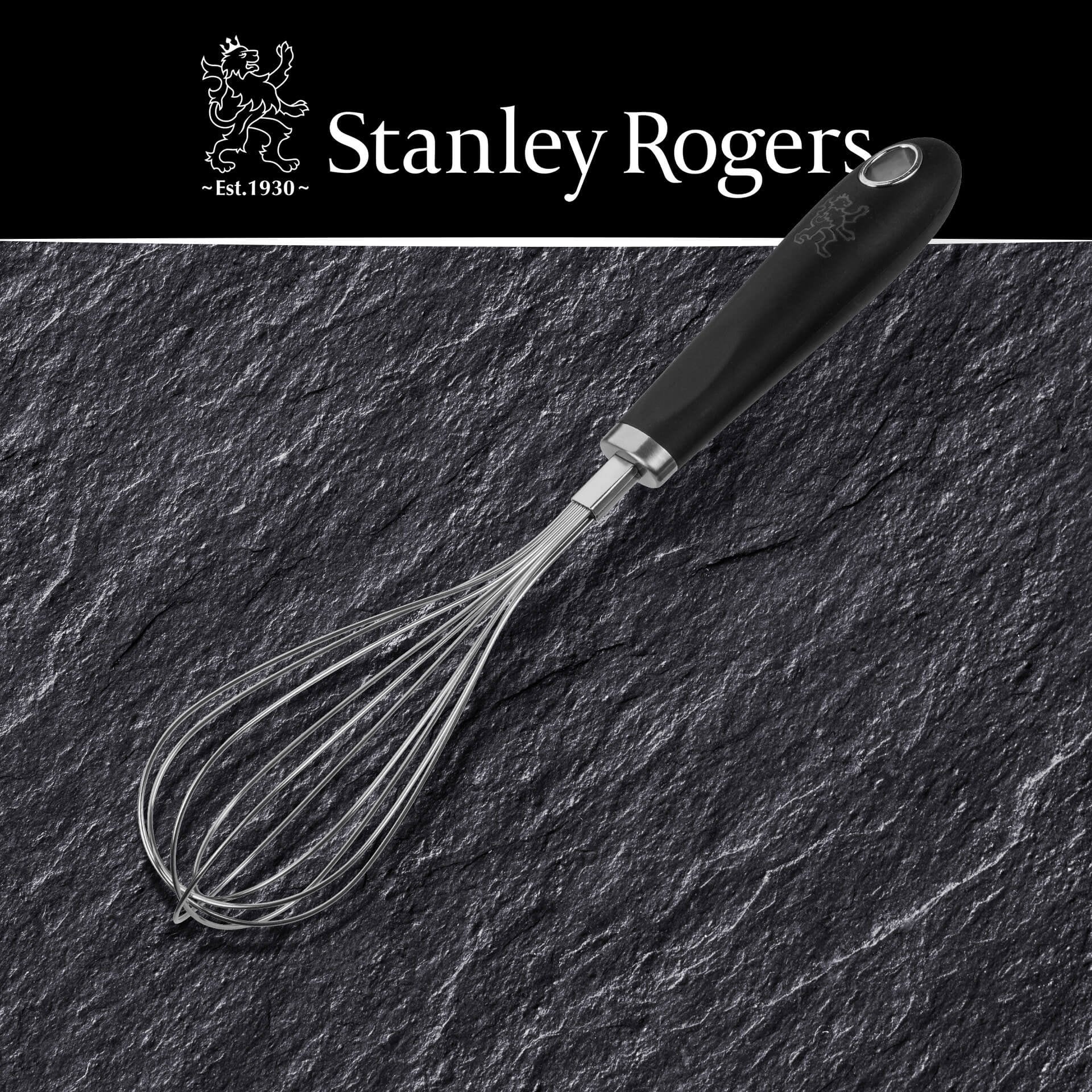 Stanley Rogers Egg-Whisk, Stainless Steel, Plastic Handle