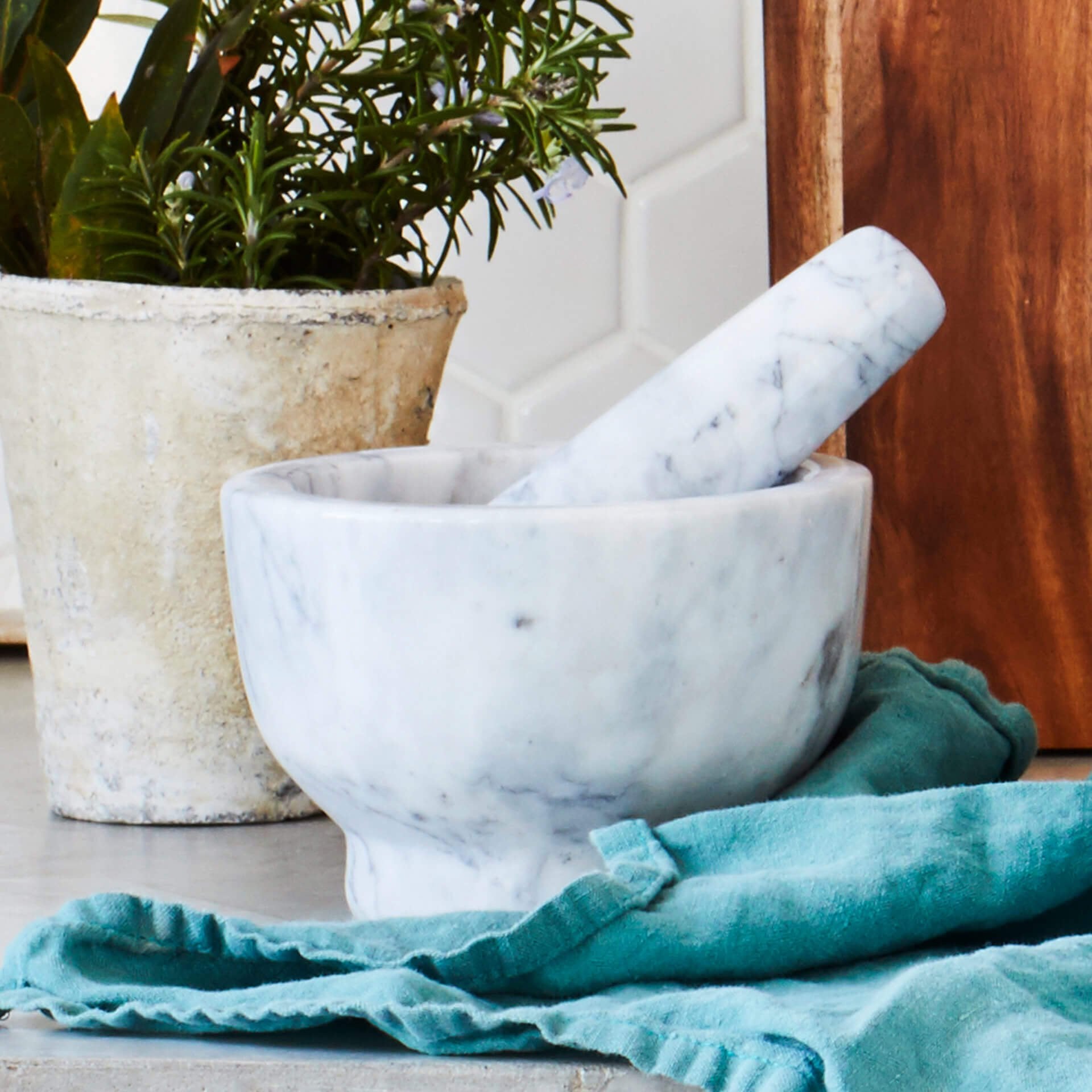 Stanley Rogers Mortar And Pestle, Marble
