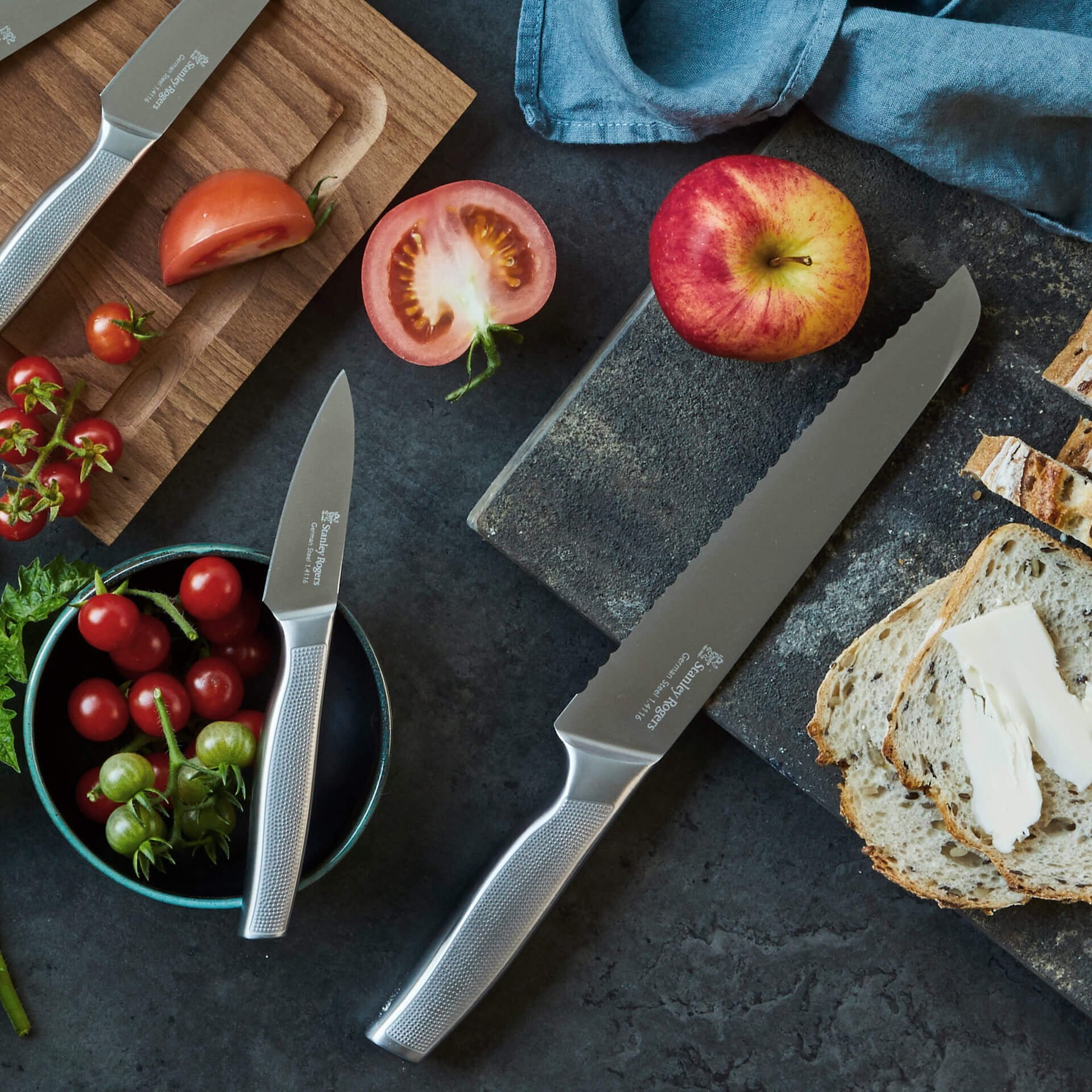 Stanley Rogers Bread Knife, Presicion, German Stainless Steel