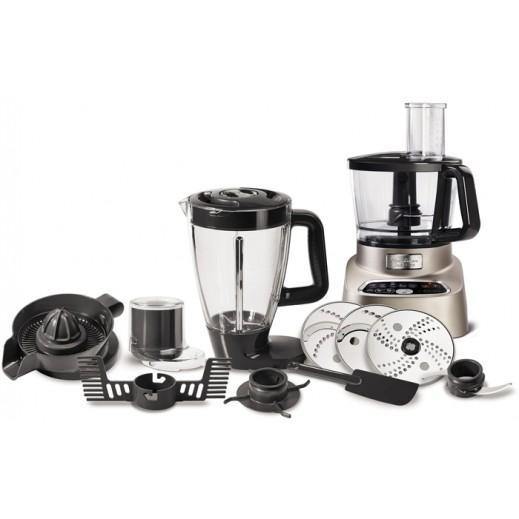 Moulinex Double Force Food Processor, Blender & Chopper, 3L, 1000W (Silver)