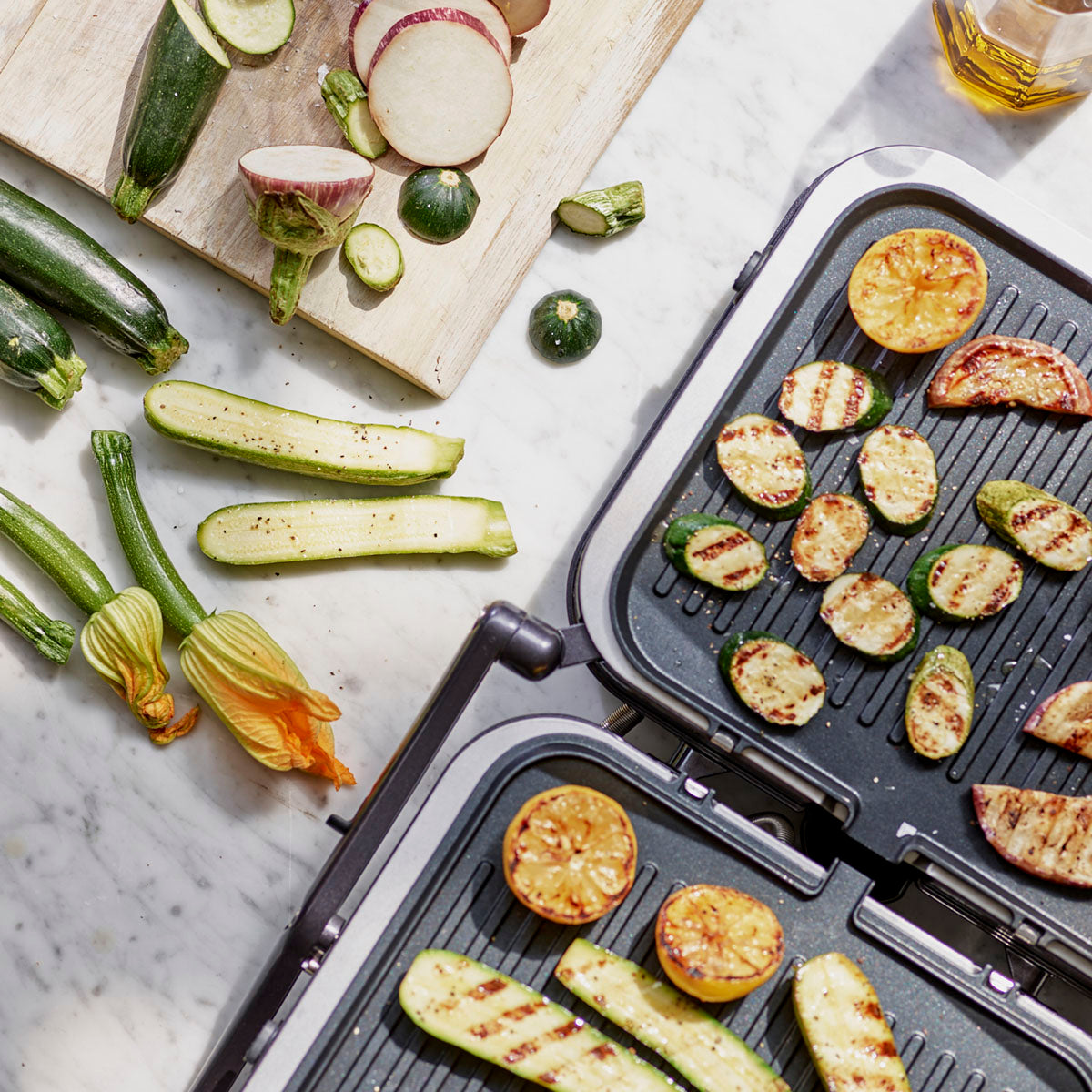 Cuisinart Griddle & Grill Contact Grill With 2 Dishwasher Safe Gill Plates