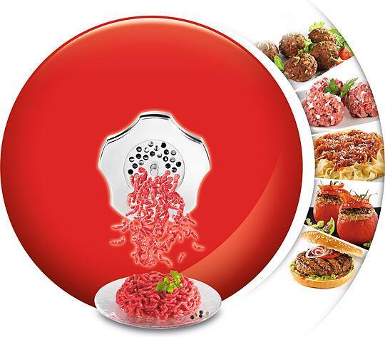 Moulinex Meat Mincer, 3 Grids, 2.6Kg, 2000W (Black) - Whole and All