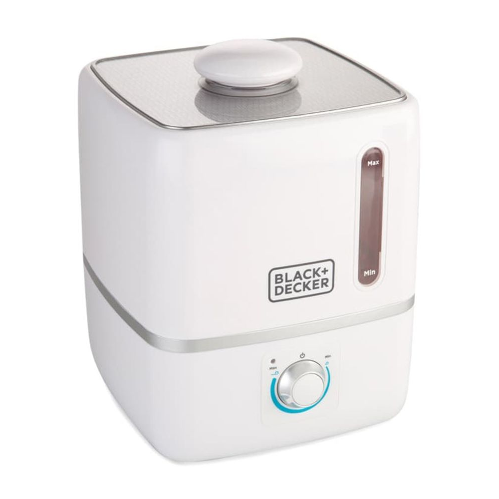 Black+Decker Compact Ultrasonic Air Humidifier for Home and Office, 3.0L (White)