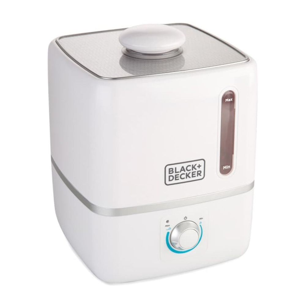 Black+Decker Compact Ultrasonic Air Humidifier for Home and Office, 3.0L (White) - Whole and All