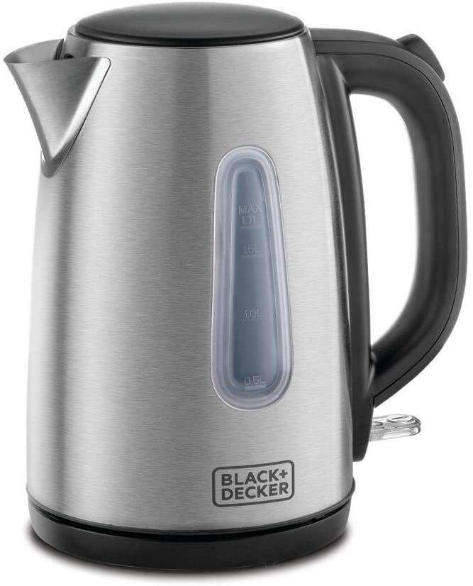 Black+Decker 1.7L Stainless Steel Kettle