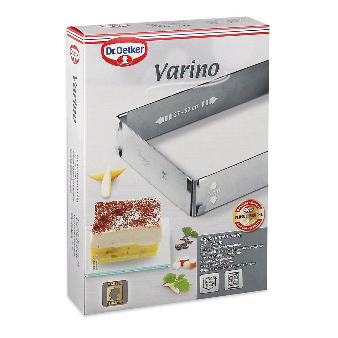 Dr. Oetker Adjustable Baking Frame, Silver, 24-46 Cm Hight Cm - Whole and All