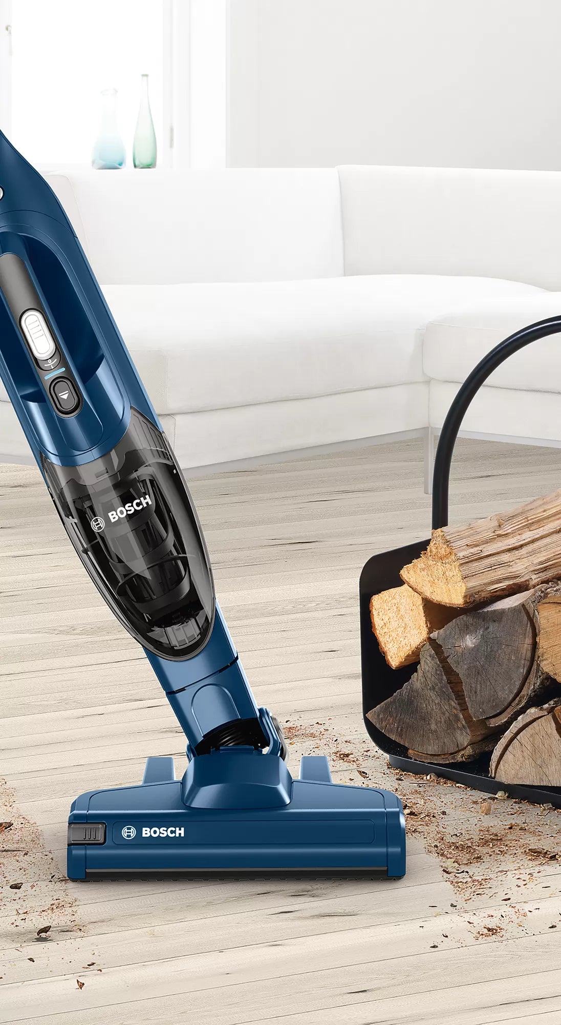 Bosch Rechargeable Handstick Vacuum Cleaner Move Serie2 - 20V Blue