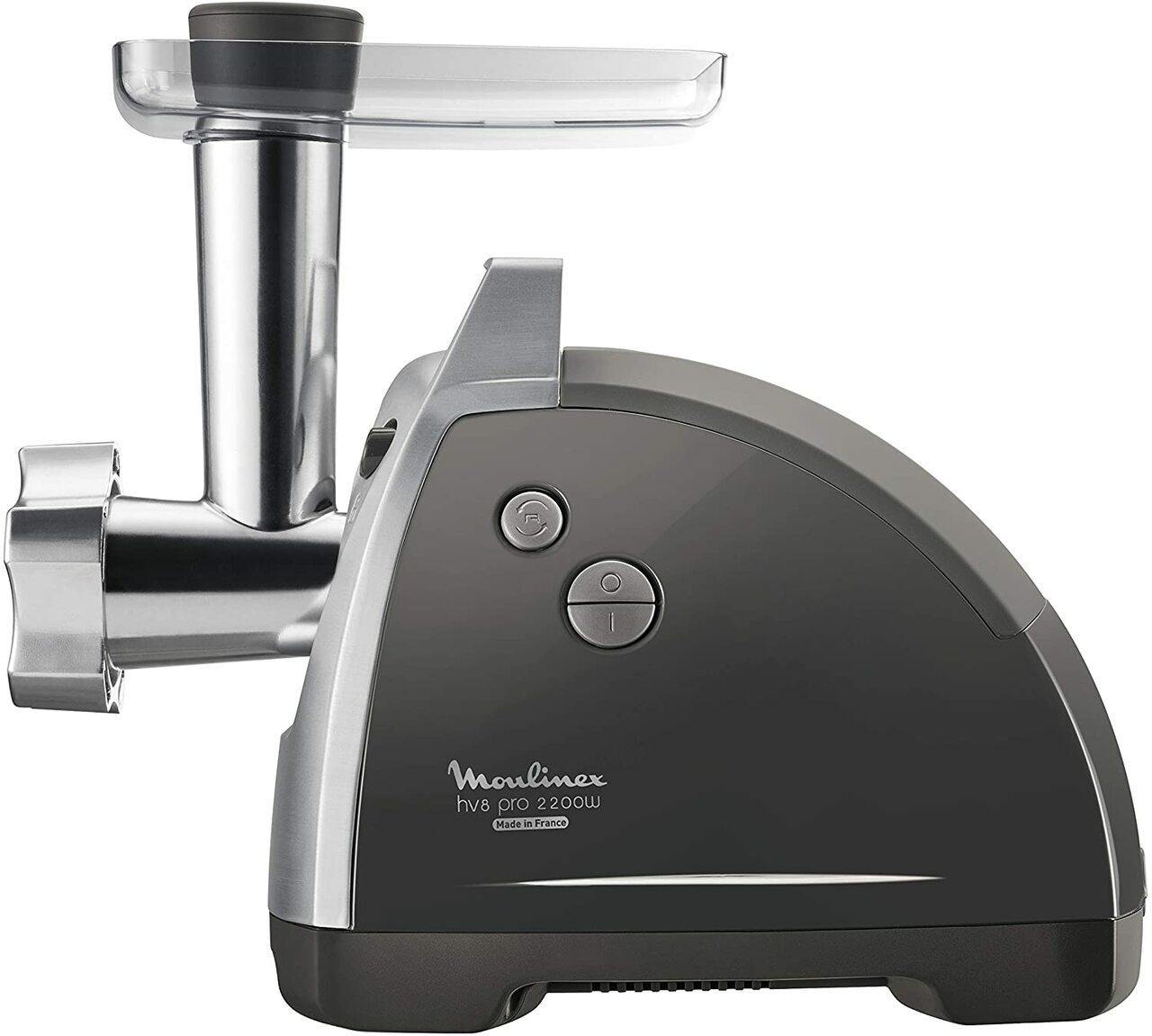 Moulinex Meat Mincer, 3 Grids, 2.6Kg, 2000W (Black) - Whole and All