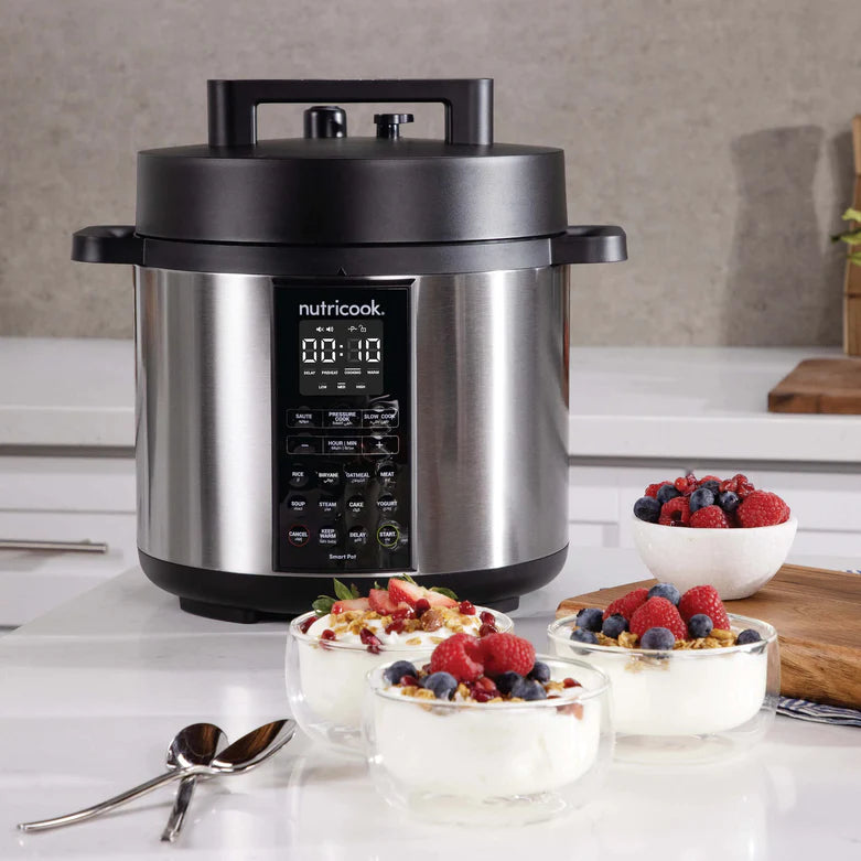 Nutricook Smartpot 2 8l فضي ، فضي غير لاصق