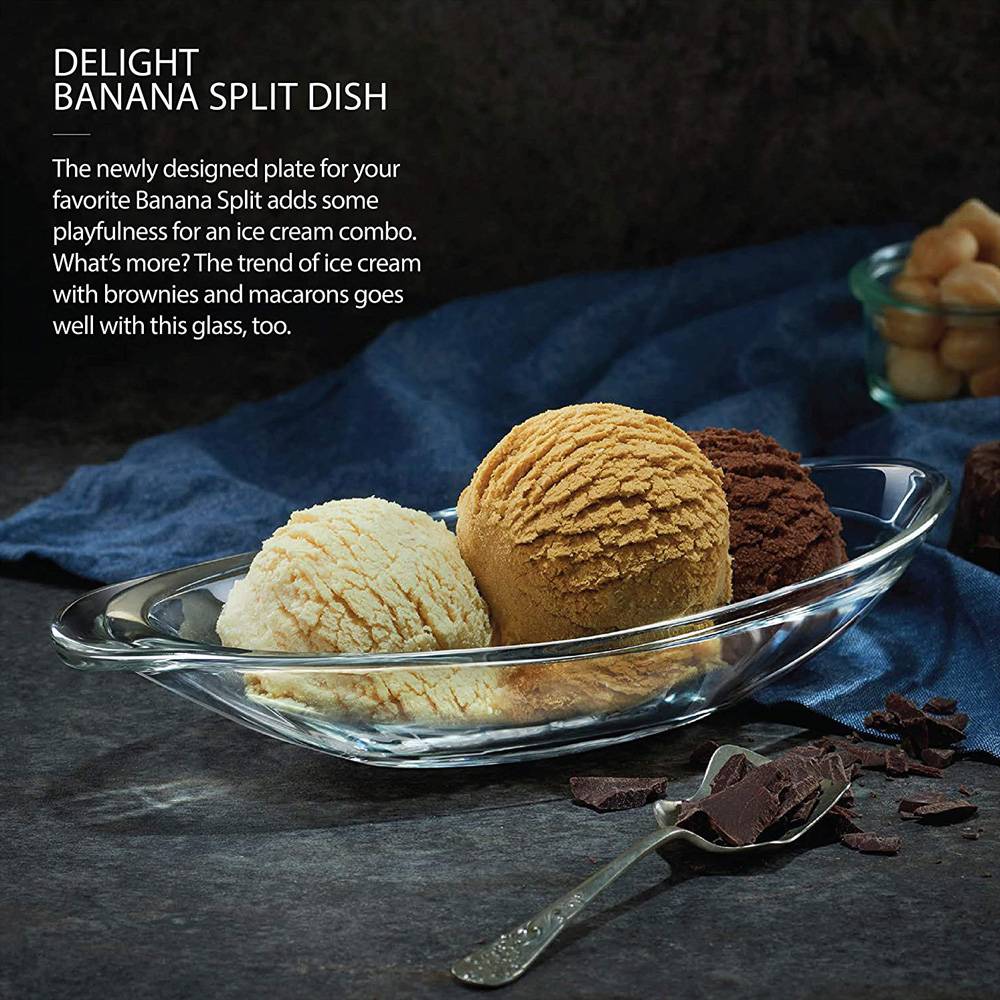 Ocean Delight Banana Split Dish