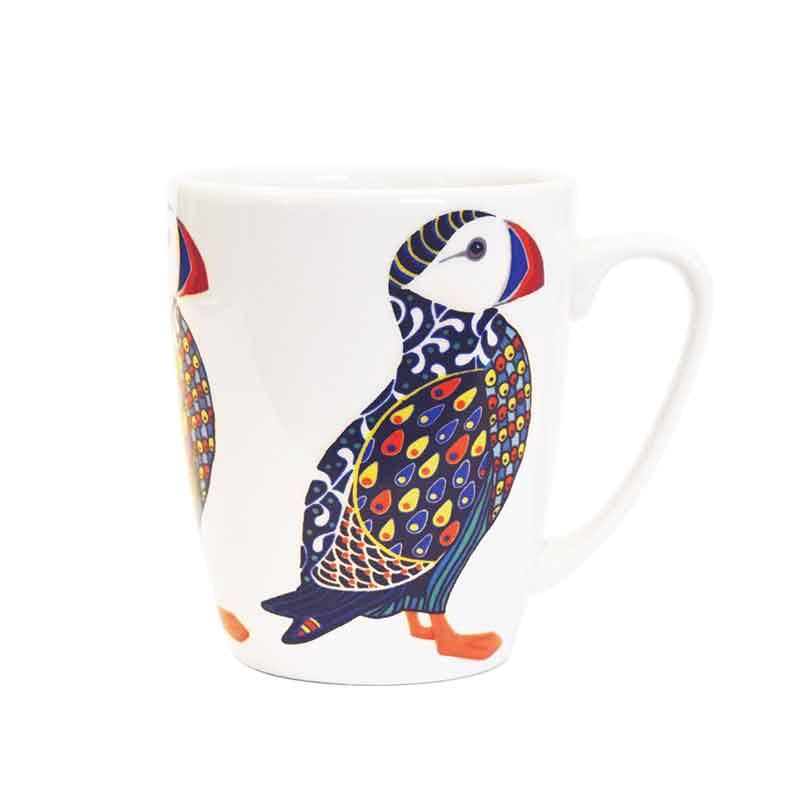 Churchill Paradise Birds Oak Mug Puffin, 400 ml - Whole and All