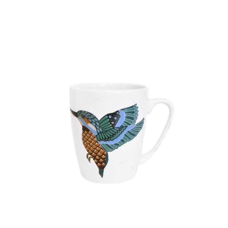 Churchill Paradise Birds Oak Mug Kingfisher, 400 ml - Whole and All