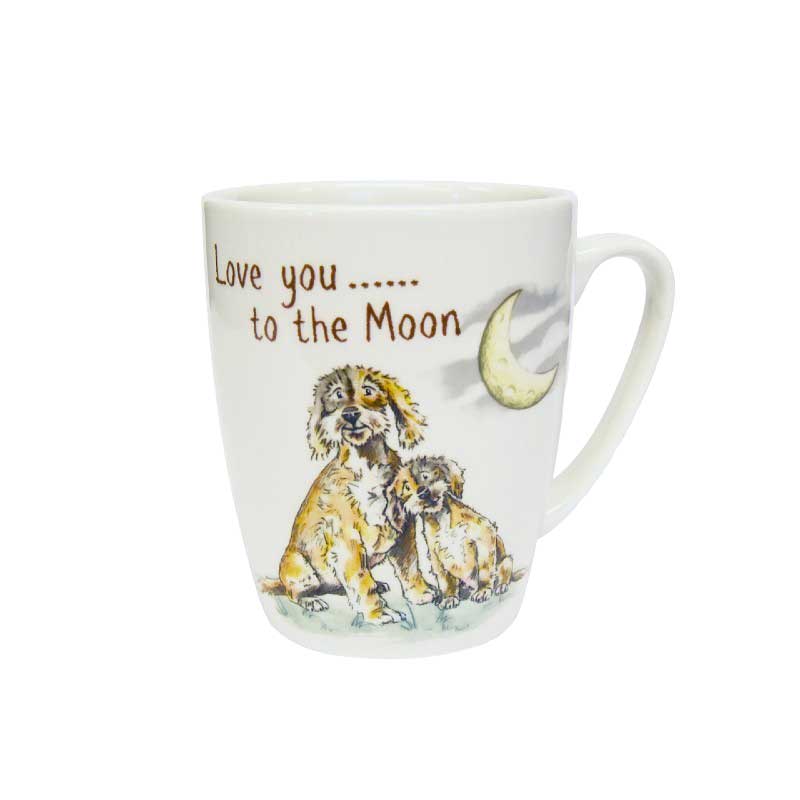 Churchill Ray Of Sunshine Oak Mug Love You To The Moon, 400 ml - Whole and All