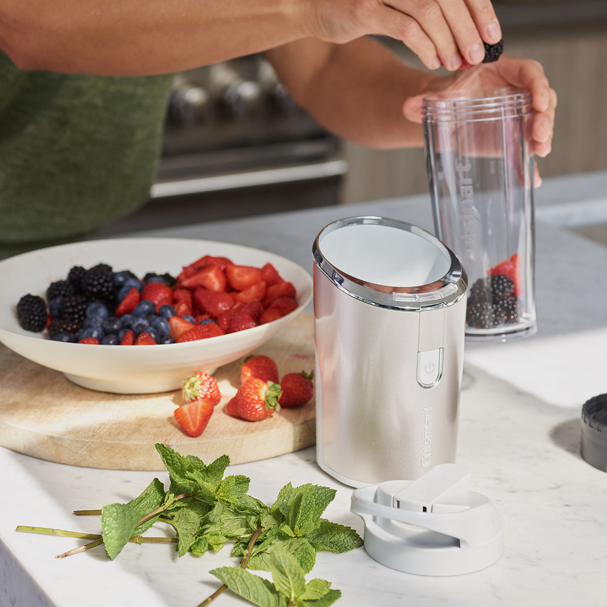 Cuisinart Blender Cordless 450 ml Frosted Pearl