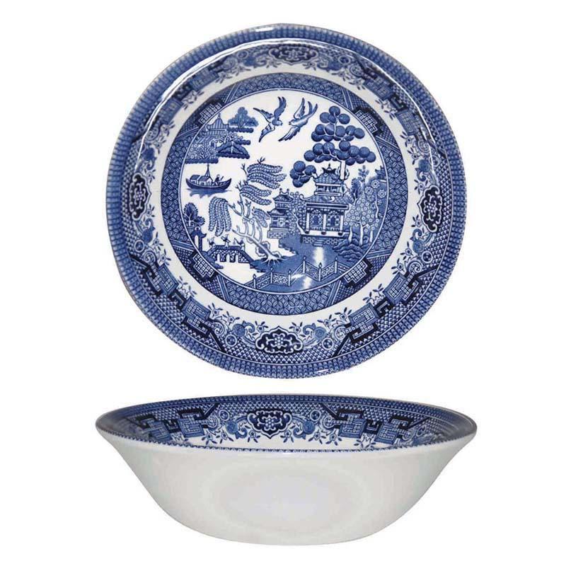 Churchill Blu Willow Mint Oatmeal, 15.5 cm - Whole and All